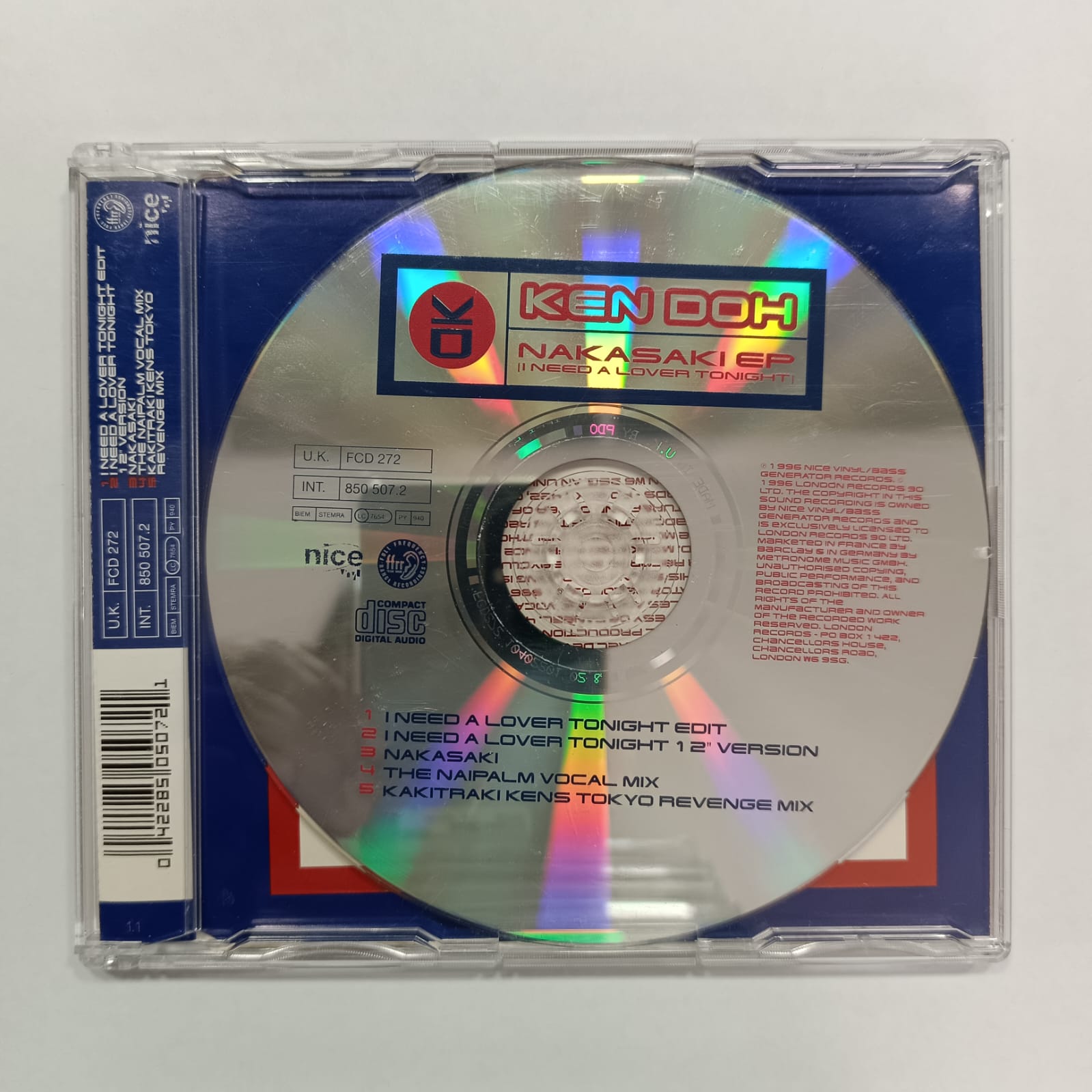 Ken Doh – Nakasaki EP (I Need A Lover Tonight) - Imagen 2