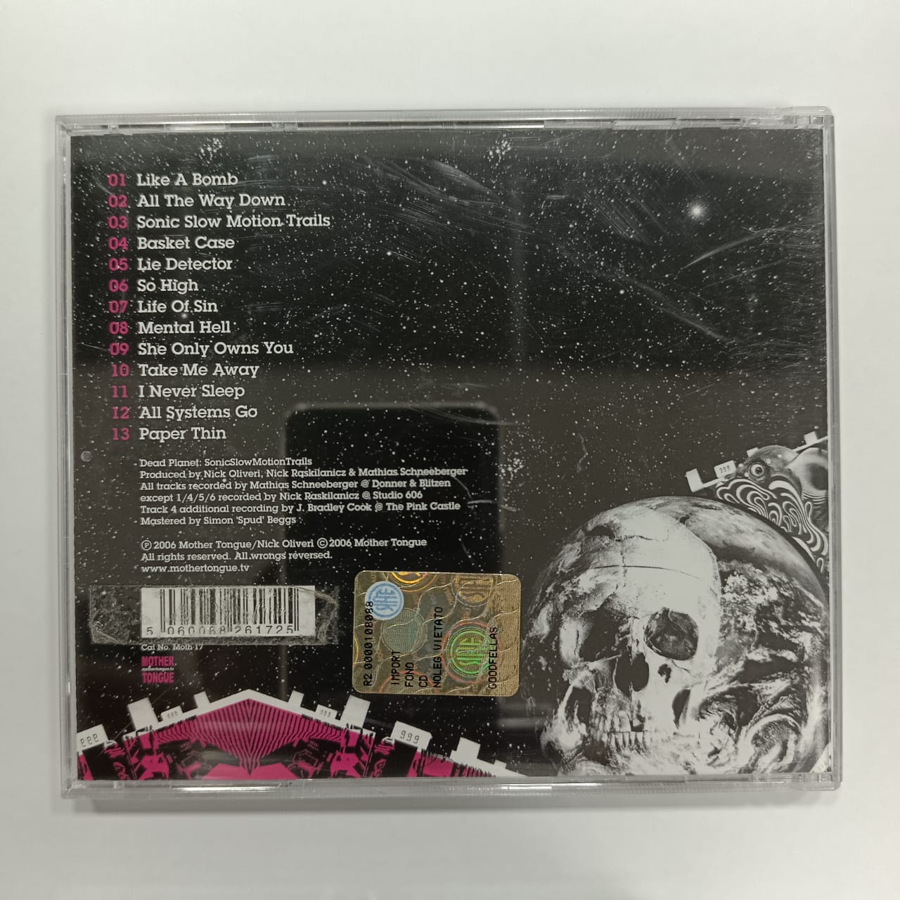 Nick Oliveri And The Mondo Generator* – Dead Planet: SonicSlowMotionTrails - Imagen 2
