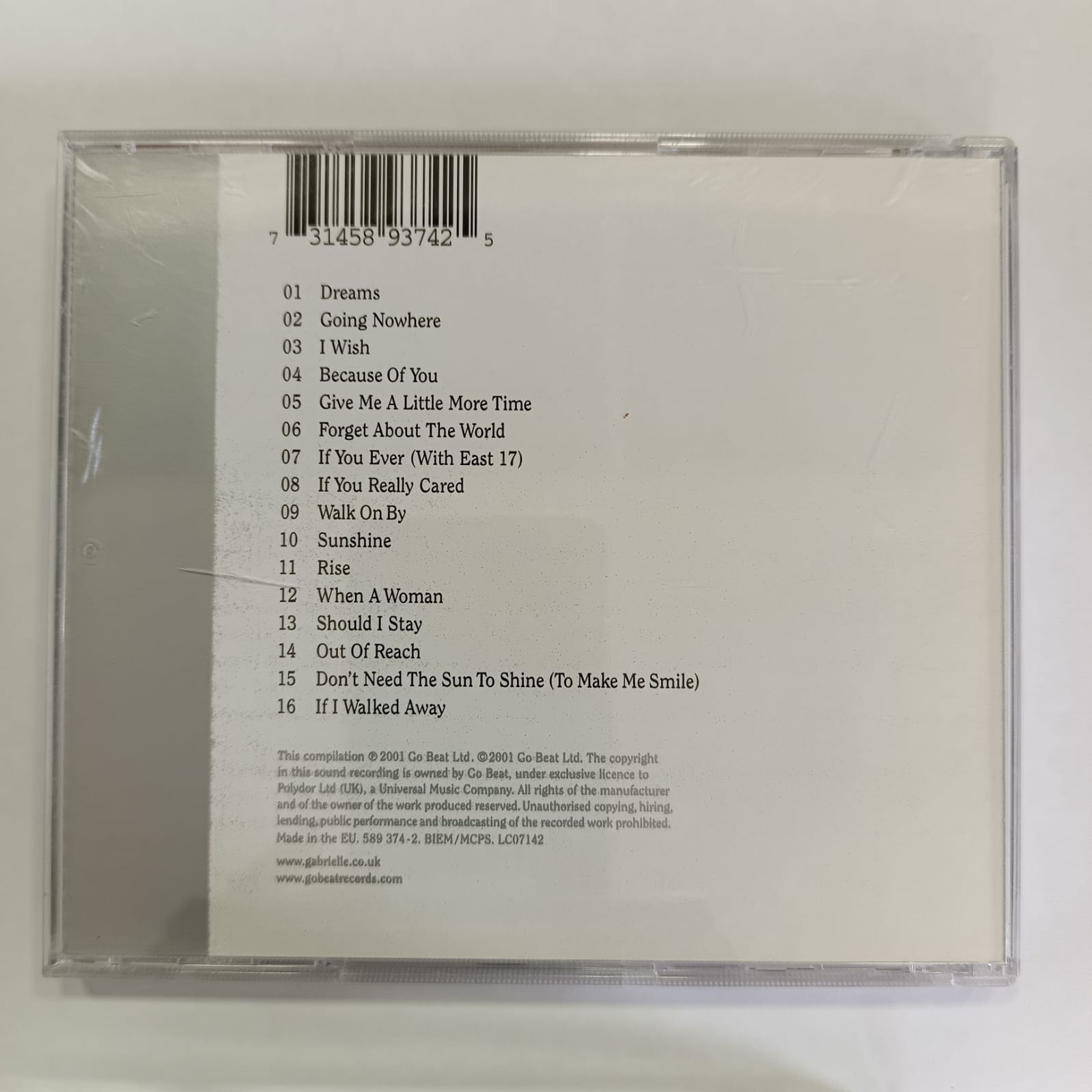 Gabrielle – Dreams Can Come True - Greatest Hits Vol 1 - Imagen 2