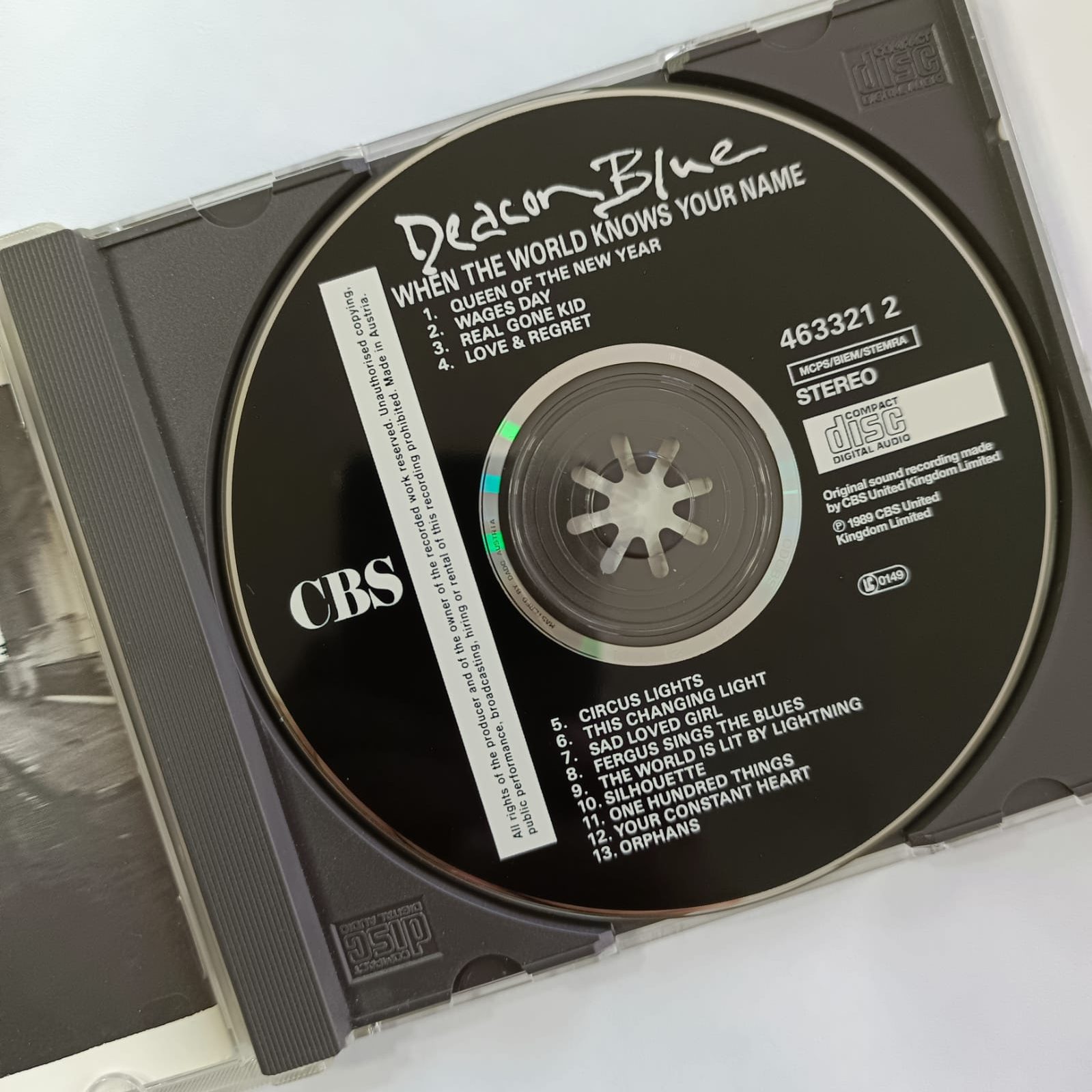 Deacon Blue – When The World Knows Your Name - Imagen 3