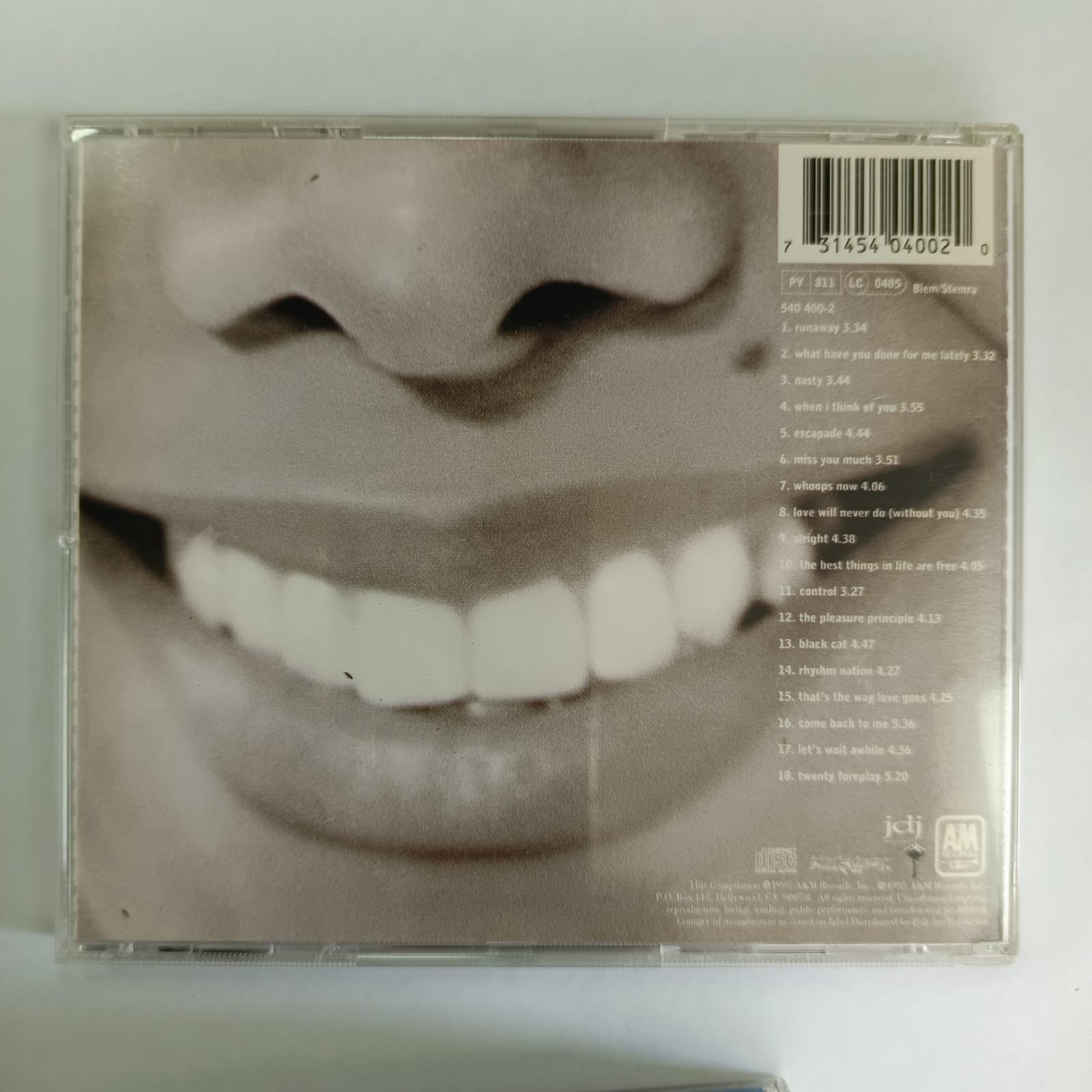 Janet Jackson – Design Of A Decade 1986/1996 - Imagen 2
