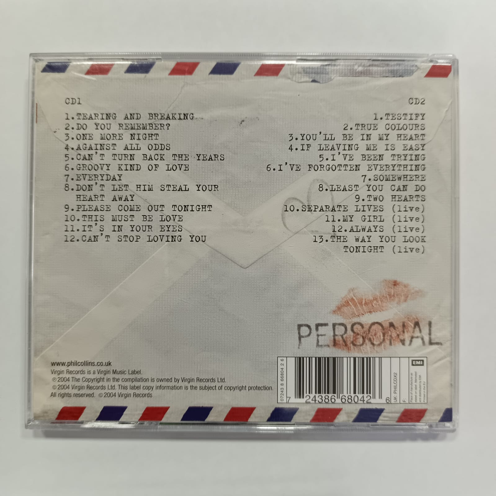 Phil Collins – Love Songs (A Compilation... Old And New) - Imagen 2