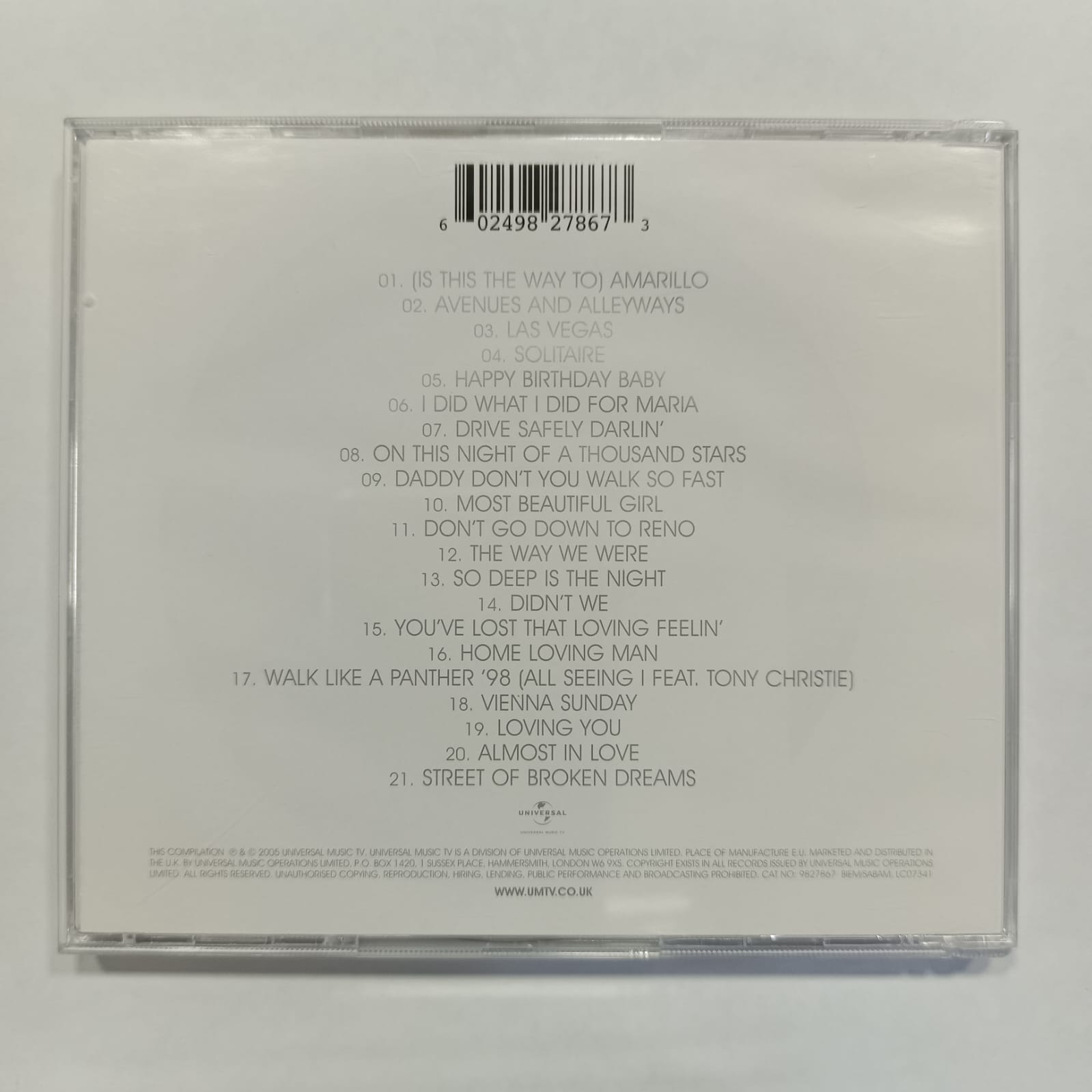Tony Christie – Definitive Collection - Imagen 2
