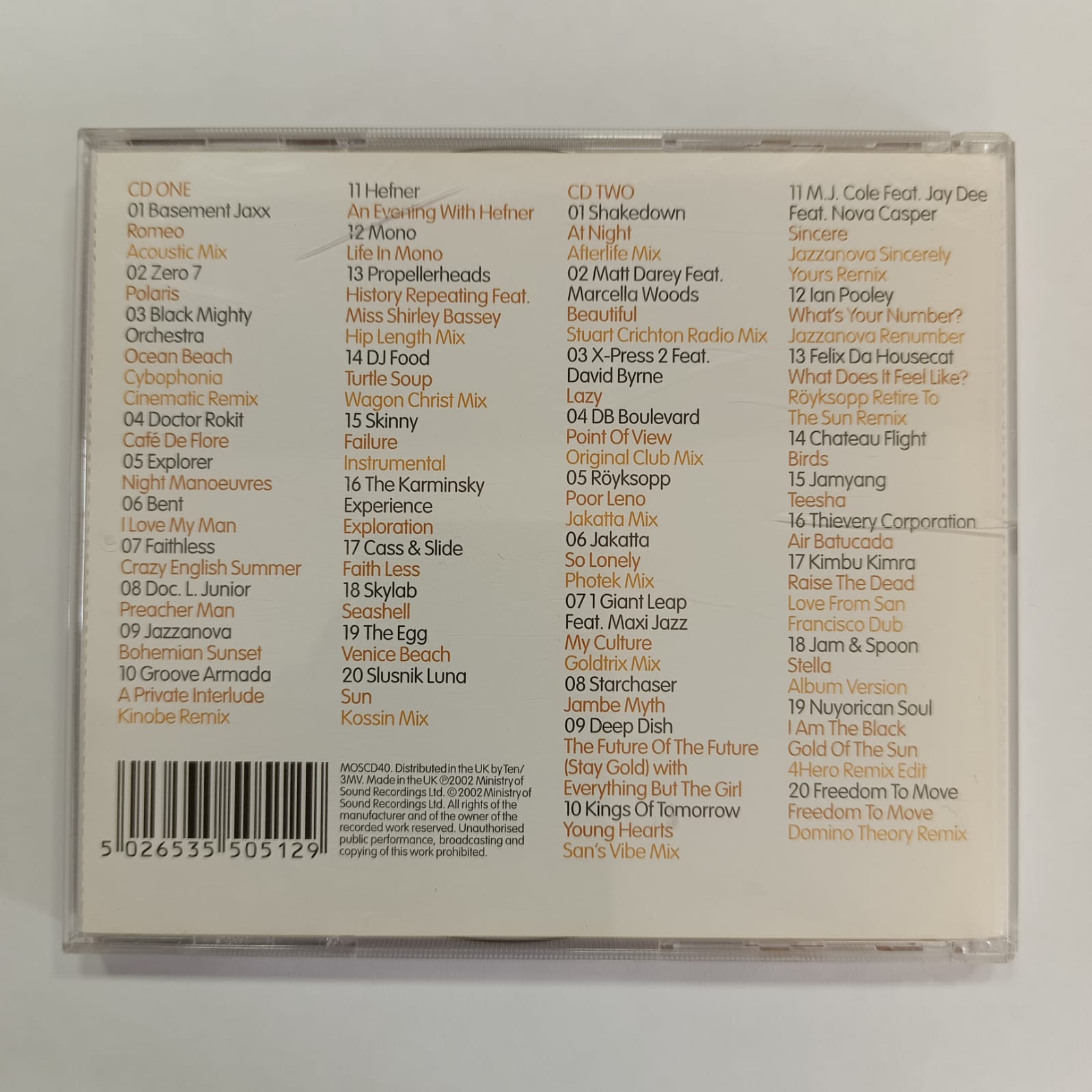 Various – The Chillout Session Ibiza 2002 - Imagen 2