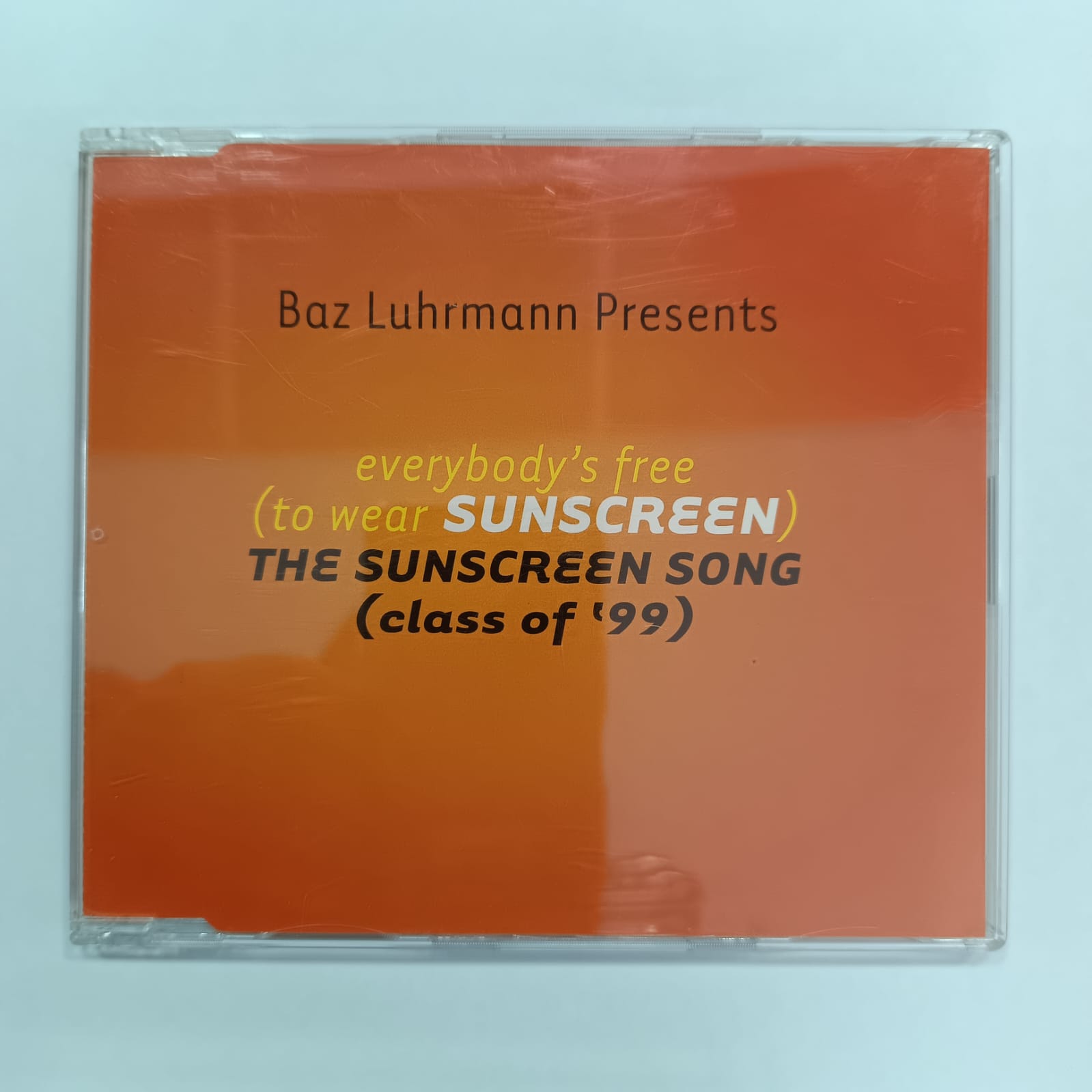 Baz Luhrmann – Everybody's Free (To Wear Sunscreen) The Sunscreen Song (Class Of '99)